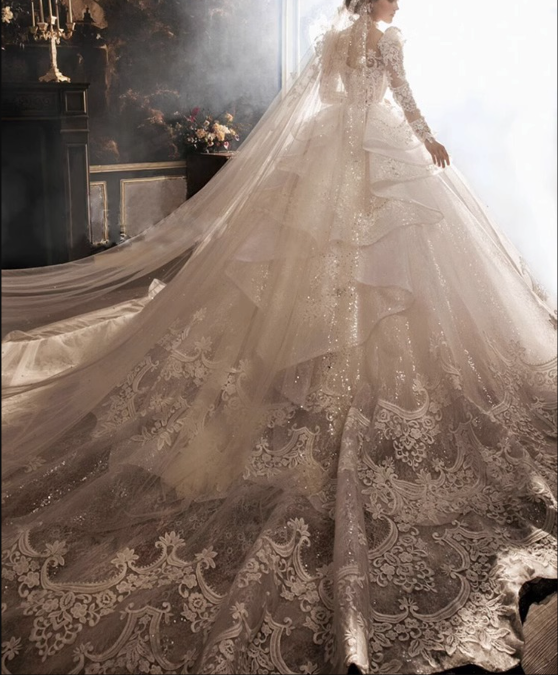 Snow White-Inspired Wedding Dress