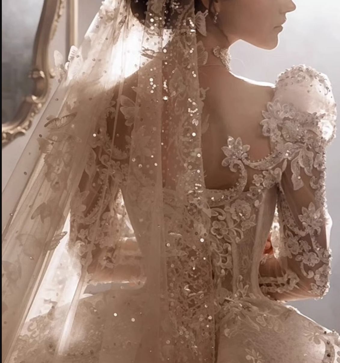 Snow White-Inspired Wedding Dress