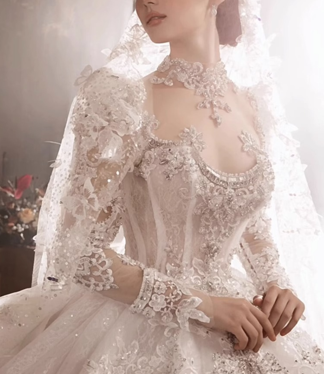 Snow White-Inspired Wedding Dress