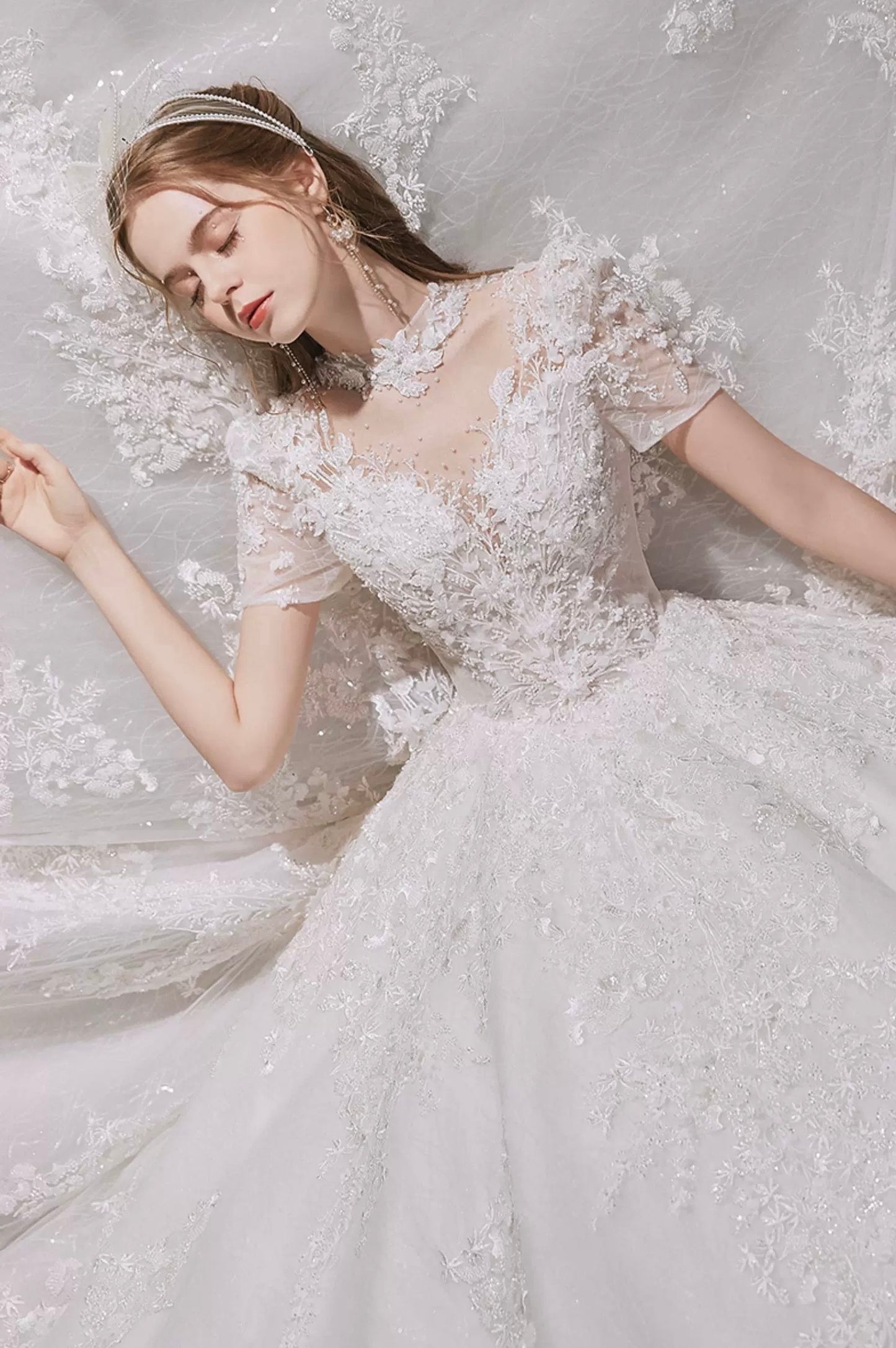 Sleeping Beauty-Inspired Wedding Dress