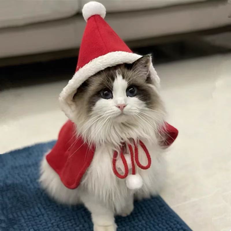 Meowdeer Magic Cat Reindeer Cloak with Hood