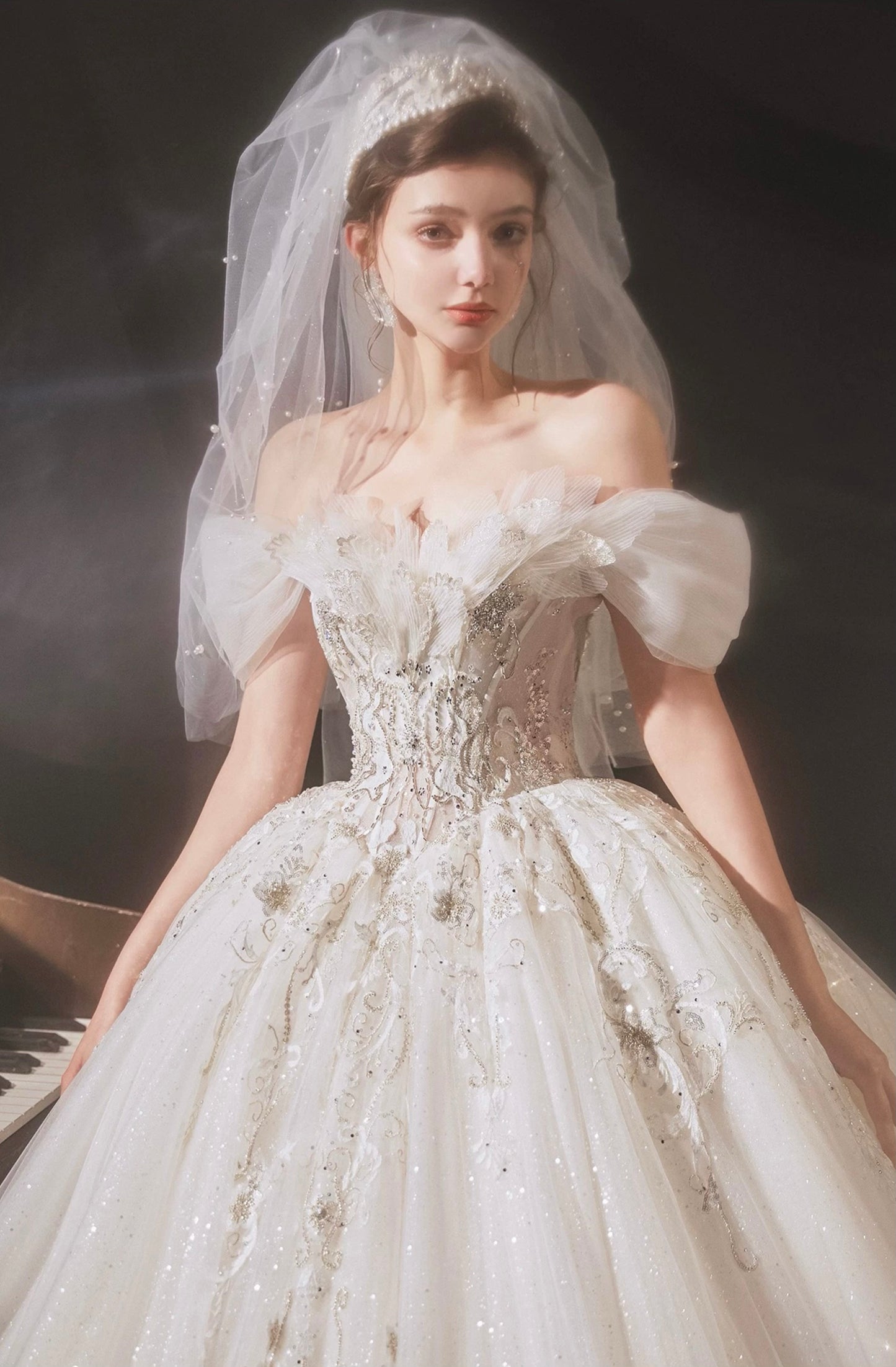 Cinderella-Inspired Wedding Dress