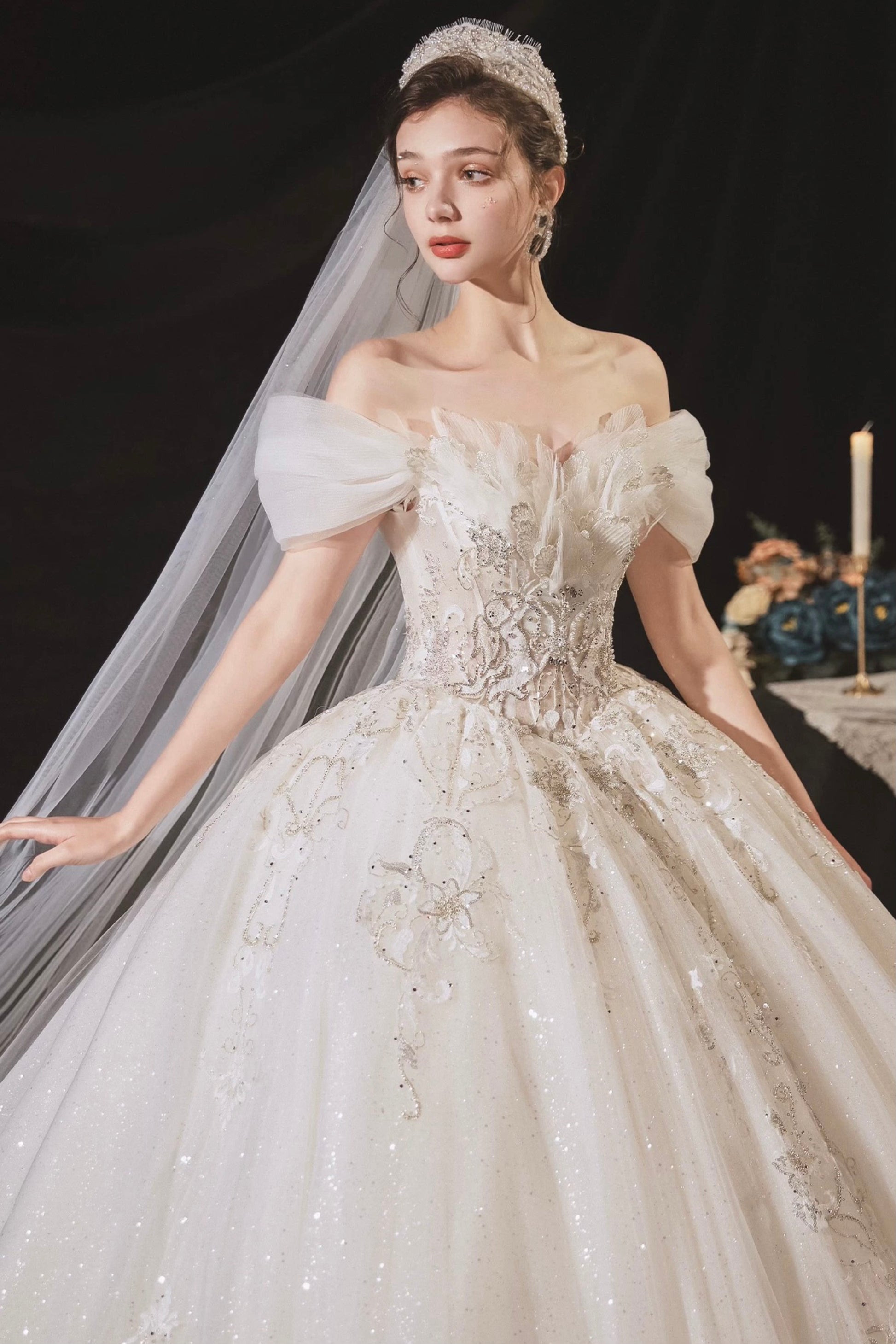Cinderella-Inspired Wedding Dress JellyJoy Cinderella-Inspired Wedding Dress JellyJoy